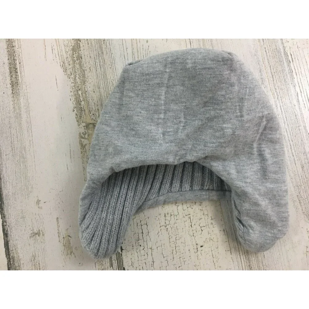Gymboree Baby 6 to 12 M Knit Gray Bear Hat Beanie